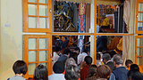 བྱང་ཆུབ་ལམ་གྱི་སྒྲོན་མའི་གསུང་ཆོས་དབུ་འཛུགས།