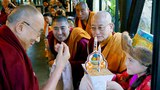 ༸གོང་ས་མཆོག་ནིའུ་ཛ་ལེནྜ་རུ་ཞབས་སོར་བདེ་བར་འཁོད་གནང་ཡོད་པ།