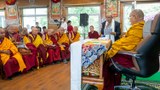 སྒོམ་སྒྲུབ་ཐད་ཞིབ་འཇུག་ཞེས་པའི་བརྗོད་གཞིའི་ཐོག་ནས་བགྲོ་གླེང་ཚོགས་འདུ།
