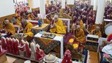 བོད་བསྟན་སྲིད་ཀྱི་ཆེད་དུ་མ་ཧཱ་གུ་རུའི་འབུམ་ཚོགས་ཚོགས་གནང་བ།