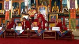གཞུང་ཆེན་བཀའ་པོད་ལྔའི་དྭོགས་འདྲིའི་བགྲོ་གླེང་།