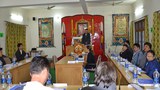 བདེ་སྐྱིད་གླིང་ས་གནས་འཐུས་ཚོགས་སྐབས་བརྒྱད་པའི་ཚོགས་དུས་དང་པོ།