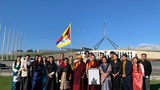 ཨའོསི་ཊརེ་ལི་ཡའི་གྲོས་ཚོགས་སུ་བོད་དོན་ཞུ་གཏུགས་སྐབས་བརྒྱ་ཆ་ ༨༥ གཞོན་སྐྱེས་མི་རབས་ཀྱིས་མཉམ་ཞུགས་གནང་འདུག