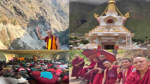 བལ་ཡུལ་ནང་གི་དགེ་ལྡན་ལྷན་ཚོགས་ཀྱིས་བལ་ཡུལ་གྱི་མཐའ་འཚམས་ཀྱི་གྲོང་གསེབ་ཁག་ནང་ནང་ཆོས་ངོ་སྤྲོད་གནང་བ།