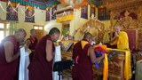 ཀུན་བདེ་གླིང་རིན་པོ་ཆེ་མཆོག་གིས་ལ་དྭགས་ནུབ་ར་ཁུལ་དུ་འཚམས་གཟིགས་དང་བཀའ་སློབ་གནང་བ།