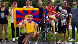 བོད་དོན་ཆེད་ཕརན་སིའི་རྒྱལ་ས་པེ་རིས་ནས་སུས་སི་གྲོང་ཁྱེར་ཇི་ནི་ཝ་བར་རྐང་འཁོར་གྱི་ལས་འགུལ།