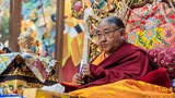དཔལ་ས་སྐྱ་༧གོང་མ་ཁྲི་ཆེན་རིན་པོ་ཆེ་སྒང་ཏོག་ཏུ་ཞབས་སོར་འཁོད་པ།
