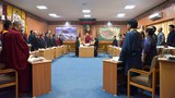 དགའ་ལྡན་ཕོ་བྲང་ལ་བསྙོན་འཛུགས་བྱས་ལུགས།