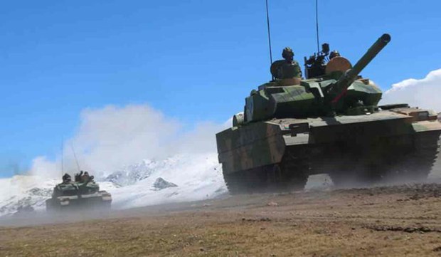 རྒྱ་ནག་གིས་རྒྱ་གར་ཕྱོགས་སུ་དམིགས་ཏེ་གོ་མཚོན་གསར་པ་ཁག་ཅིག་ཚོད་ལྟ་བྱས་པ།