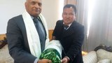 རྒྱ་གར་དབུས་གཞུང་གི་ལ་དྭགས་ཁུལ་གྱི་སྲིད་སྐྱོང་ལ་འཚམས་འདྲི་ཞུས།