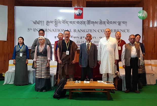 རྒྱལ་སྤྱིའི་བོད་རང་བཙན་ཚོགས་ཆེན་ཐེངས་ལྔ་པ་བཞུགས་སྒར་རྡ་རམ་ས་ལར་དབུ་འཛུགས་གནང་སྐབས། ༢༠༡༨།༥།༢༣
