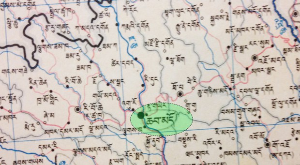 ཆབ་མདོ་ཕྱོགས་ཀྱི་ས་ཁྲ།