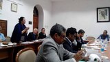 རྒྱ་གར་ནང་གི་བོད་མིའི་གཞིས་ཆགས་ཁག་ལ་འཕྲད་བཞིན་པའི་དཀའ་ངལ་ཁག་སེལ་ཐབས་སོགས་ཀྱི་ཚོགས་འདུའི་སྐབས། ༢༠༡༤།༢།༢༧