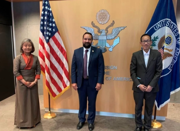 རྒྱལ་ཚོགས་ཀྱི་ཨ་རིའི་གཞུང་ཚབ་ཆེན་མོ་དང་མཇལ་འཕྲད་སྐབས། ༩།༣༠།༢༠༢༠