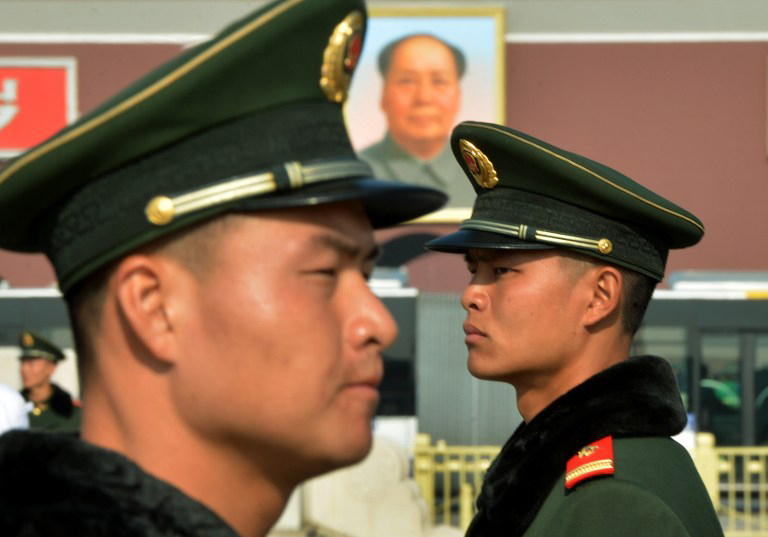 གནམ་བདེ་སྒོ་མོའི་མདུན་ཐང་། AFP