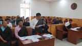 བོད་མིའི་སྒྲིག་འཛུགས་ཀྱི་ཆེས་མཐོའི་ཁྲིམས་ཞིབ་ཁང་གིས་ཁ་མཆུ་ཨང་༢༠་པའི་གྱོད་དོན་ཐད་ཞིབ་གཅོད་ཉན་ཞིབ་ཐེངས་བཞི་པ་གནང་སྐབས། ༢༠༡༩།༧།༢༦