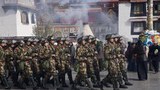 ལོ་ན་ ༡༨ སོན་པའི་སྐྱེས་པ་རྣམས་རྒྱ་ནག་གི་དམག་ཞབས་སུ་ཞུགས་དགོས་པའི་བཙན་སྐུལ་བྱས་པ་དེ་ནི་མ་འོངས་བོད་ནང་དུ་དྲག་གནོན་ཆེད་བེད་སྤྱོད་བྱེད་གཞིར་གྱུར་ཡོད་པ་ཉམས་ཞིབ་པས་བརྗོད་བྱུང་།