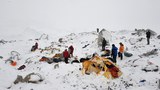 ས་ཡོམ་རྗེས་རི་བོ་ཇོ་མོ་གླང་མའི་ཁུལ་ལ་གངས་རུད་བྱུང་སྐབས། ༢༠༡༥།༤།༢༧