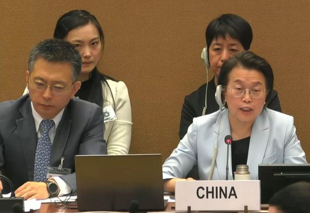 རྒྱལ་ཚོགས་ཀྱི་བུད་མེད་ལ་དབྱེ་འབྱེད་འགོག་ཐབས་ཚོགས་ཆུང་གི་ཚོགས་འདུའི་སར་རྒྱ་ནག་ལ་དྲི་ཞིབ་བྱས་པ།