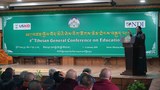 ཤེས་རིག་ཚོགས་ཆེན་ཐེངས་བརྒྱད་པའི་ཐོག་རྒྱ་ནག་གཞུང་གིས་བོད་ནང་དུ་སྤེལ་བཞིན་པའི་ཤེས་ཡོན་སྲིད་བྱུས་ལ་ངོ་རྒོལ་ཡོད་པའི་བསྒྲགས་གཏམ་ཞིག་སྤེལ་འདུག