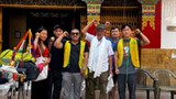 བོད་དོན་ཆེད་བཞུགས་སྒར་རྡ་རམ་ས་ལ་ནས་གནས་མཆོག་རྡོ་རྗེ་གདན་བར་རྐང་འཁོར་སྐོརབསྐྱོད་ཀྱི་ལས་འགུལ་སྤེལ་བཞིན་པ།