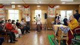 རྒྱལ་སྤྱིའི་དབྱུག་རྩེད་སྤོ་ལོ་རྩེད་འགྲན་པ་ཁག་ཅིག་གིས་༧གོང་ས་མཆོག་ལ་མཇལ་ཁ་ཞུས་འདུག