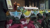 ༧གོང་ས་མཆོག་གིས་རྒྱ་གར་གྱི་རྒྱལ་ས་ལྡི་ལིའི་མཐོ་སློབ་ཀྱི་ཁྱབ་ཁོངས་Jesus and St. Mary་བེུད་མཐོ་སློབ་ཁང་དུ་བཀའ་སློབ་གནང་བཞིན་པ། ༢༠༡༧།༢།༧