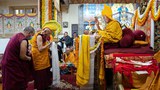 ༸གོང་ས་མཆོག་ལ་སྒྲོལ་དཀར་ཡིད་བཞིན་འཁོར་ལོའི་ཆོ་གའི་སྒོ་ནས་བརྟན་བཞུགས་བསྟར་འབུལ་ཞུས་པ།