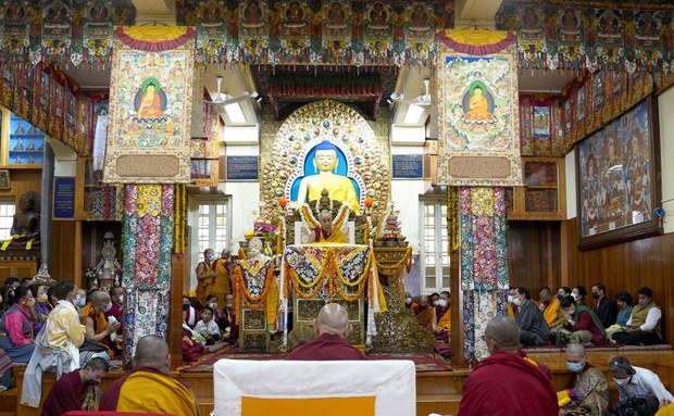 ༸གོང་ས་མཆོག་གིས་བོད་ནང་ནད་ཡམས་ཞི་ཆེད་ཐུགས་སྨོན་ཡོད་ཅེས་བཀའ་སྩལ་གནང་བ། ༸གོང་ས་མཆོག་གིས་བོད་ནང་ནད་ཡམས་ཞི་ཆེད་ཐུགས་སྨོན་ཡོད་ཅེས་བཀའ་སྩལ་གནང་བ།