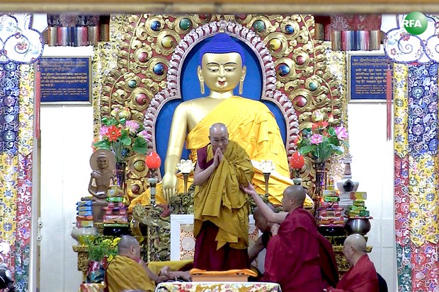 ༧གོང་ས་ཆེན་པོ་མཆོག་གིས་དཔྱིད་ཆོས་བསྩལ་གྲུབ་སྐབས། ༢༠༡༧།༣།༡༤