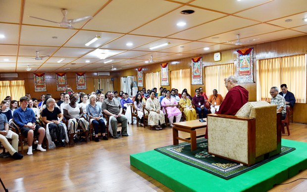 ༧གོང་ས་མཆོག་གིས་བཀའ་སློབ་སྩལ་གནང་སྐབས། ༢༠༡༩།༧།༡༠