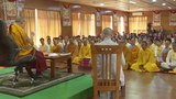 ༧གོང་ས་མཆོག་གིས་ཝེ་ཏི་ནམ་དང་ཨིན་རྡུ་ཉི་ཤེ་ཡ་སོགས་ནས་ཆེད་ཕེབས་གནང་བའི་དད་ལྡན་པ་ཚོར་ཆོས་འབྲེལ་མཛད་སྐབས། ༢༠༡༩།༡༠།༩