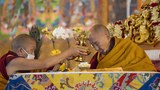 ༸གོང་ས་མཆོག་གིས་རྗེ་བཙུན་འཇམ་དཔལ་དབྱངས་ཀྱི་རྗེས་གནང་ཆོས་འབྲེལ་བསྩལ་བ།