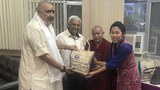 སྤྱི་འཐུས་ཚོགས་གཞོན་མཆོག་གིས་རྒྱ་གར་དབུས་གཞུང་གི་ཁེ་གཉེར་ལས་ཁང་འབྲིང་བ་དང་ཆུང་བ་ཁག་གི་བློན་ཆེན་གཞོན་པ་དང་མཇལ་འཕྲད་སྐབས། ༢༠༡༨།༥།༡