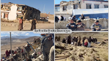 དིང་རི་ས་ཡོམ་གྱི་གནོད་ཐེབས་ས་ཁུལ་ལ་རོགས་སྐྱོར་བྱེད་མཁན་མང་པོར་ཆོག་མཆན་མ་རག་པར་རྫོང་ཐོག་ཏུ་ལྷག་འདུག