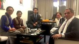 བྷེལ་ཛེལ་Brussels་སྐུ་ཚབ་དོན་གཅོད་བཀྲ་ཤིས་ཕུན་ཚོགས་མཆོག་ཡོ་རོབ་ལྷན་ཚོགས་ཀྱི་ཤེས་ཡོན་དང་རིག་གཞུང་གི་སྤྱི་ཁྱབ་འགན་འཛིན་ལྕམ་Martine Reicharts་མཆོག་དང་མཇལ་མོལ་སྐབས། ༢༠༡༦།༡༡། 