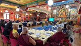 ཡོ་རོབ་བོད་བརྒྱུད་ནང་བསྟན་ཆོས་ཚོགས་ཁག་གི་ཚོགས་ཆེན་སྟེང་༧གོང་ས་མཆོག་གི་མ་འོངས་སྐུའི་ཡང་སྲིད་ཀྱི་སྐུ་དབང་ཡོངས་རྫོགས་མགོན་པོ་མཆོག་ཁོ་ནར་ཡོད་པའི་སྤྱི་མོས་གྲོས་ཆོད་བཞག་འདུག