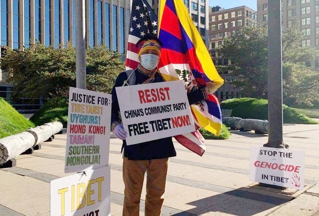 དགེ་འདུན་དར་རྒྱས་ལགས་ཀྱིས་རེ་བ་དང་དགོས་འདུན་དོན་ཚན་ལྔའི་ཆེད་བོད་དོན་ལས་འགུལ། 10/13/2020 དགེ་འདུན་དར་རྒྱས་ལགས་ཀྱིས་རེ་བ་དང་དགོས་འདུན་དོན་ཚན་ལྔའི་ཆེད་བོད་དོན་ལས་འགུལ། 10/13/2020