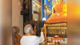 རྒྱ་གར་གྱི་སྲིད་བློན་Narendra Modམཆོག་གནས་མཆོག་རྡོ་རྗེ་གདན་ལ་ཕེབས་སྐབས། ༢༠༡༥།༩།