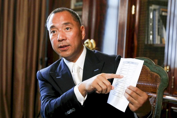 ཨ་རིའི་ཁྲིམས་ཁང་གིས་རྒྱ་ནག་གི་ཚོང་པ་འབྱོར་ལྡན་པ་ཀོ་ཝུན་ཀའེ་ལ་ནག་ཉེས་ཡོད་པ་བསྒྲགས་འདུག