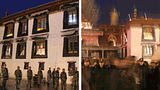 དགའ་ལྡན་ལྔ་མཆོད་ཉིན་དམ་བསྒྲགས་ཆེན་པོ་བྱས།