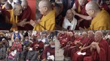 སྤྱི་ནོར་༸གོང་ས་༸སྐྱབས་མགོན་ཆེན་པོ་མཆོག་གིས་རྒྱ་གར་ལྷོ་ཕྱོགས་སུ་དད་ལྡན་པ་ཁྱོན་༤༠༠ཙམ་ཞིག་ལ་མཇལ་ཁ་སྩལ་བ།