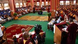 འཕགས་བོད་མཁས་པའི་བགྲོ་གླེང་ཐེངས་གཉིས་པ་རྒྱ་གར་ལྷོ་ཕྱོགས་དགའ་ལྡན་དགོན་པར་བསྐོང་ཚོགས་གནང་བཞིན་ཡོད་པ་རེད།