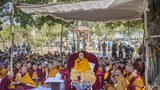 ༸གོང་ས་མཆོག་ནང་པའི་གནས་ཆེན་སན་ཀི་ས་རུ་ཆིབས་བསྒྱུར་བསྐྱངས་གནང་ཡོད་པ།