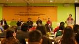 རྒྱལ་སྤྱིའི་བོད་དོན་རྒྱབ་སྐྱོར་ཚོགས་པའི་ཚོགས་ཆེན་ཐེངས་དགུ་པ་ཡོ་རོབ་བྷེལ་ཇིཡམ་དུ་འཚོགས་བཞིན་འདུག
