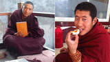 བོད་མི་གཉིས་ནས་རང་ལུས་མེར་སྲེག་བཏང་བ།