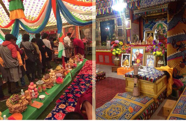 བོད་ནང་བོད་མིས་ཚོས་རྣམ་པ་འདྲ་མིན་ཐོག་གྱ་སྟོན་སྲུང་བརྩི་གནང་བཞིན་པ། ༢༠༡༥།༦།༢༡