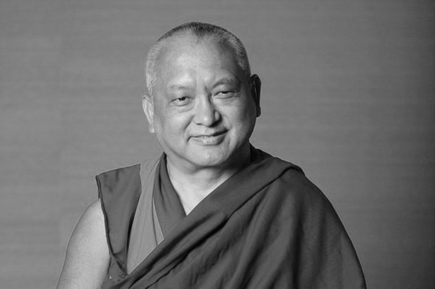 སྐྱབས་རྗེ་བླ་མ་༧ཐུབ་བསྟན་བཟོད་པ་རིན་པོ་ཆེ་མཆོག་དགོངས་པ་རྫོགས་འདུག