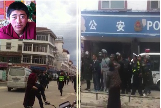 མདོ་སྨད་རྔ་བ་རྫོང་མཁར་ནས་བོད་དོན་སྐད་འབོད་གནང་མཁན་བློ་བཟང་སྐལ་བཟང་། ༢༠༡༥།༩།༧