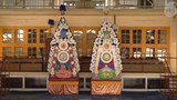 བཞུགས་སྒར་ཐེག་ཆེན་ཆོས་གླིང་གཙུག་ལག་ཁང་དུ་གཞུང་འབྲེལ་ལོ་གསར་གྱི་མཆོད་རྫས་སྒྲིག་གཤོམ།